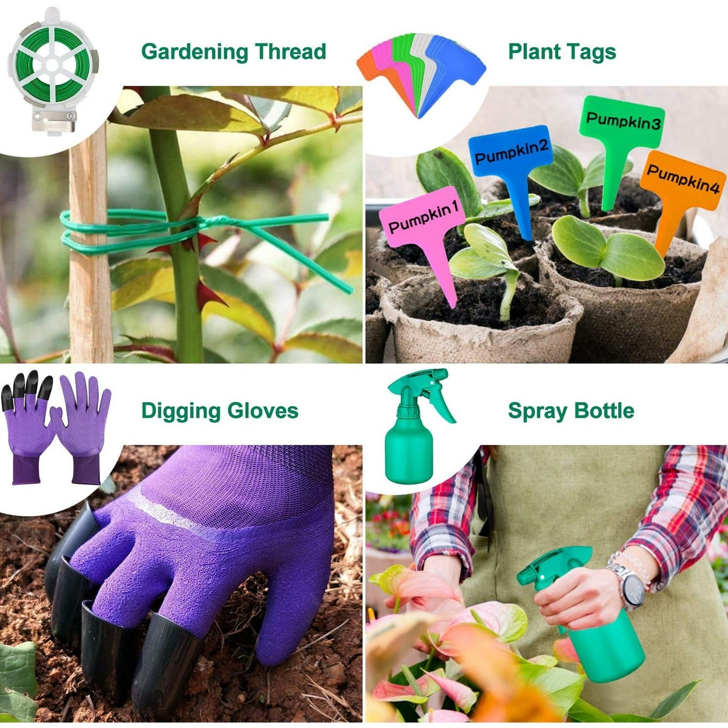 Heavy Duty Gardening Tools - 29-Piece Gardening Gifts for Women, Mom, Men - Durable, Ergonomic Garden Tool Set