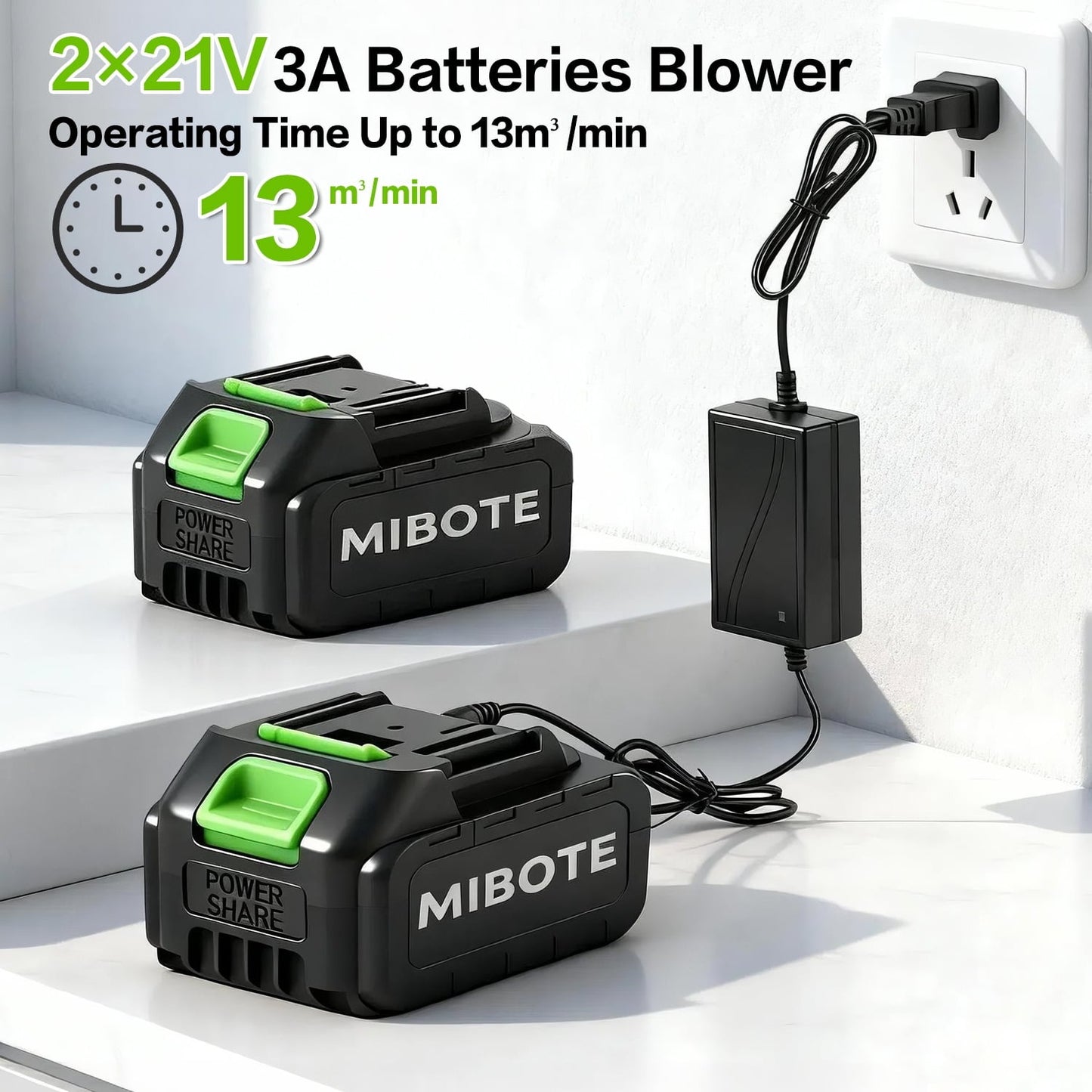 Portable 21V Battery Cordless Leaf Blower ,Handheld Electric Air Blower with High-Speed Motor for Drying Patio Cleaning ,Camping and Dust Cleaning(Tool Only)