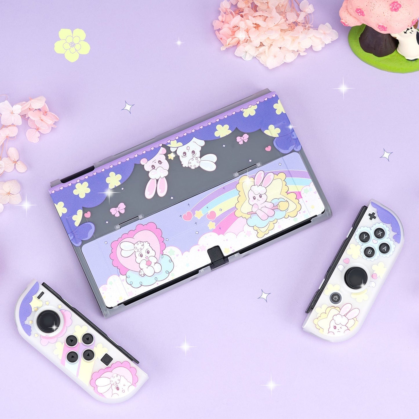 Rainbow Rabbit Switch Case